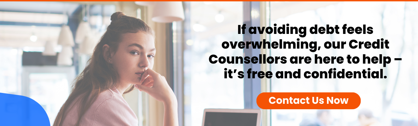 woman looking at the camera