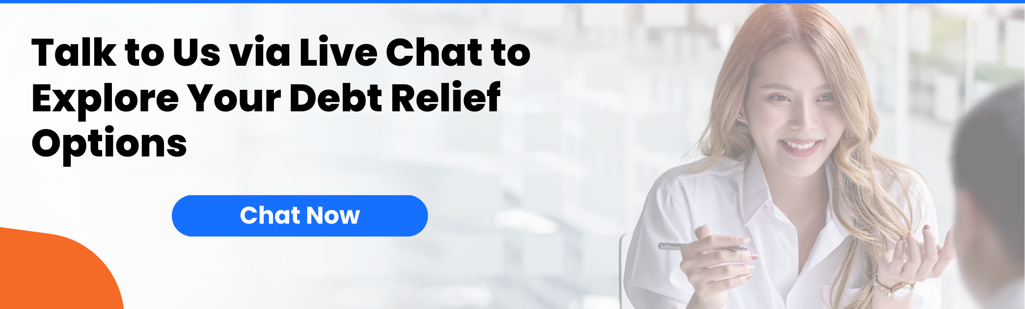 woman talking to a credit counsellor