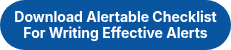 Download Alertable Checklist For Writing Effective Alerts