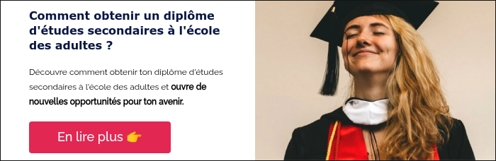 Comment obtenir un diplôme d'études secondaires à l'école des adultes ? &nbsp; Découvre comment obtenir ton diplôme d'études secondaires à l'école des adultes et ouvre de nouvelles opportunités pour ton avenir. &nbsp;