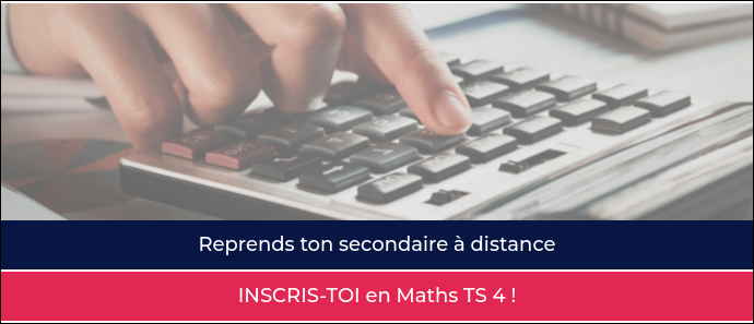 INSCRIS-TOI en Maths TS 4 !
