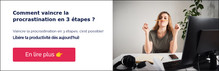 Comment vaincre la procrastination en 3 étapes ? &nbsp; Vaincre la procrastination en 3 étapes, c’est possible! Libère ta productivité dès aujourd'hui! &nbsp;